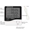 Digital termometer, hygrometer och klocka med extern sond