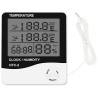 Digital termometer, hygrometer och klocka med extern sond
