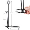 3 st ringlampa med flexibel arm och mobilhållare