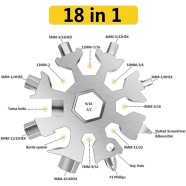 18 i 1 multiverktyg "snöflinga"