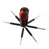 8-i-1 multiskruvmejsel med LED-lampa