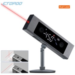 2-i-1 digital gradskiva med laserkors