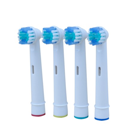 Tandborsthuvuden till Oral-B – 4-pack med färgmarkerade ringar