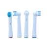 Tandborsthuvuden till Oral-B – 4-pack med färgmarkerade ringar
