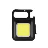 Mini LED-ficklampa 500 lumen – nyckelringslampa med magnet, karbinhake och USB-laddning
