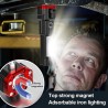 LED-ficklampa med nödhammare, bältesklippare och powerbank