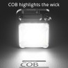 LED COB-kepslampa – Klippbar lampa för keps, pannband och hatt