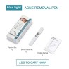 Acne pen med blåt lys terapi