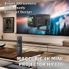 Kompakt og kraftfuld mini projektor med 720p HD-opløsning