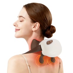 Nackmassager med Värme – Trådlös Massage för Nacke och Axlar
